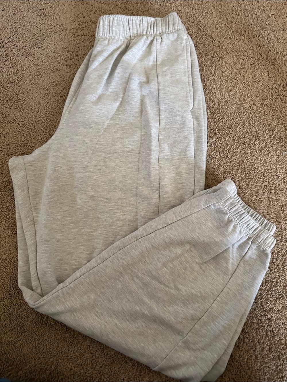 Yogalicious Heather Gray Elastic Waist Joggers